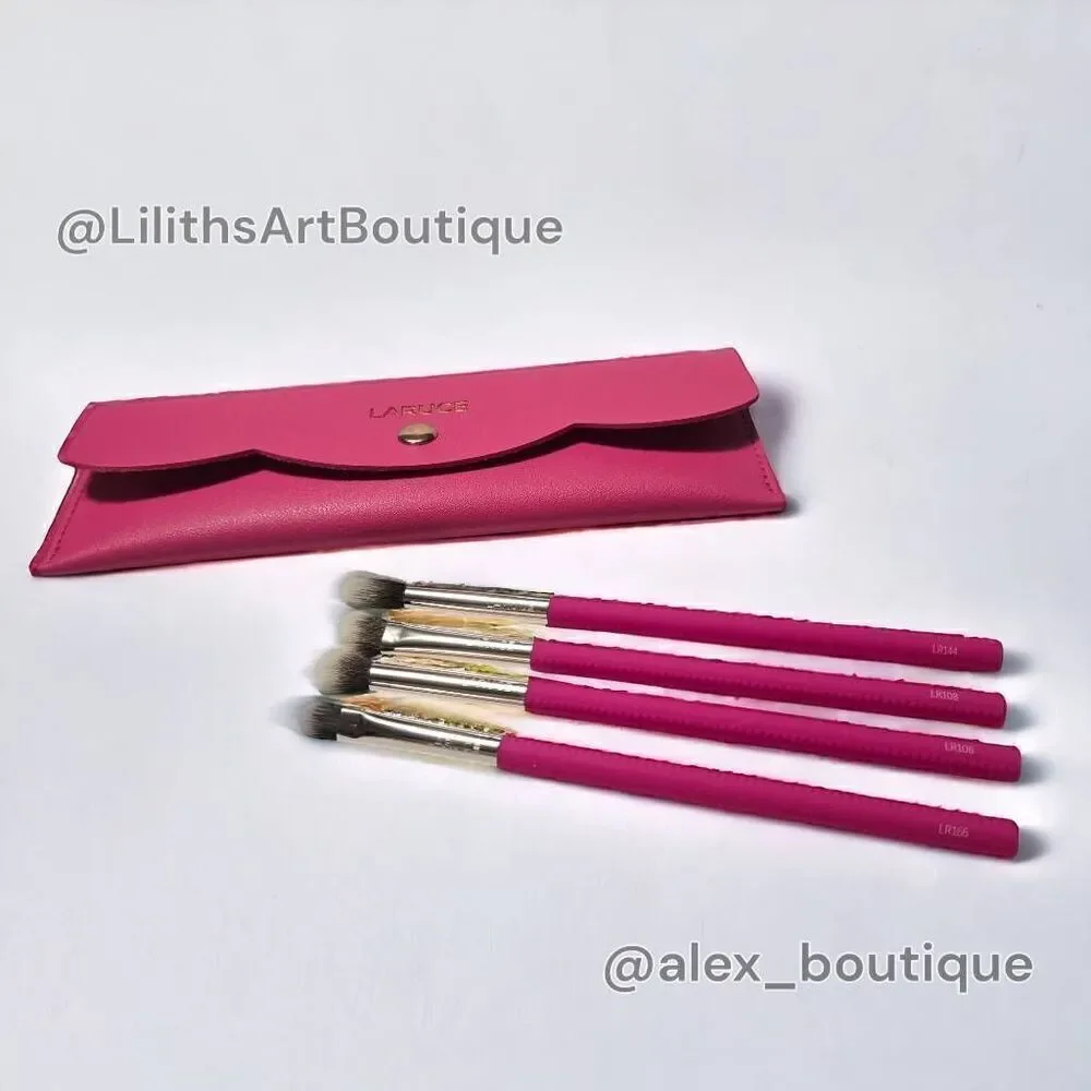 Laruce Beauty Kayla 4-Pieces Eye Makeup Brushes Set (X012)